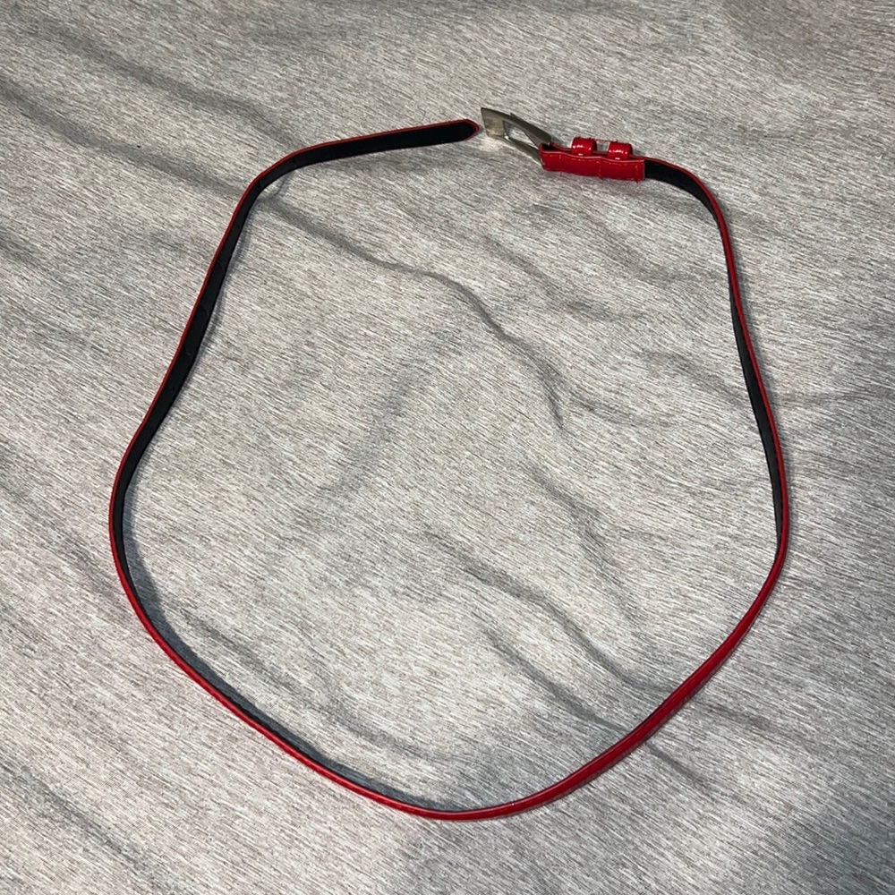 Size small red belt